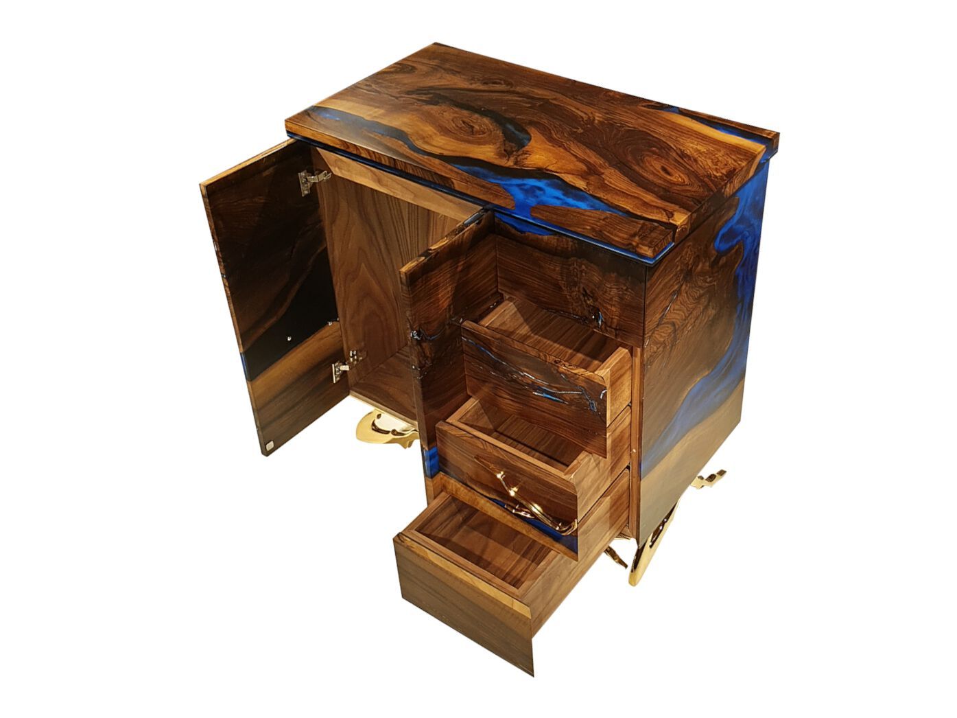 Сервант из орехового дерева и смолы Legnor LEG2408773 ARCH-00102721