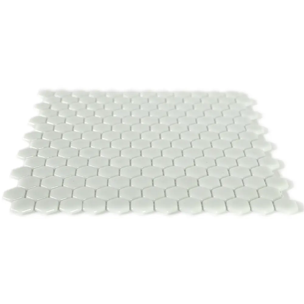 Мозаика стеклянная Natural STP-WH001-HEX 29x29 см цвет белый 84830282 STLM-2090984 Santreyd Steppa - Вид №4