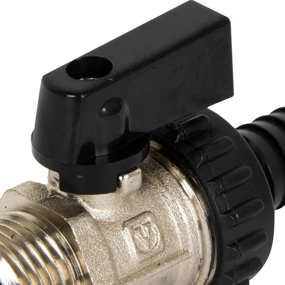 Клапан сливной Valtec 1/2" никелированная латунь, внутренняя-наружная резьба VT.430.N.04 STLM-2060617 - Вид №2