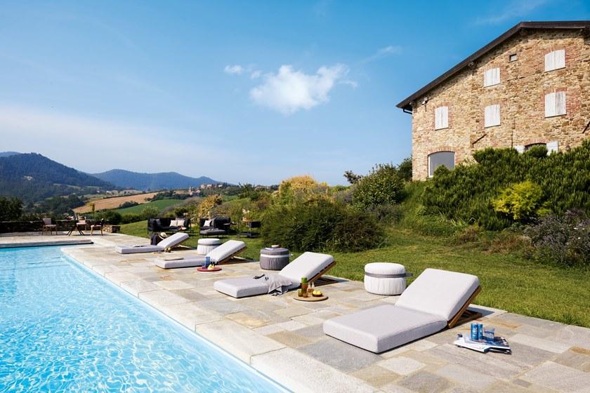 Potocco Садовый лежак из ткани Land 896/d-recl - Вид №4