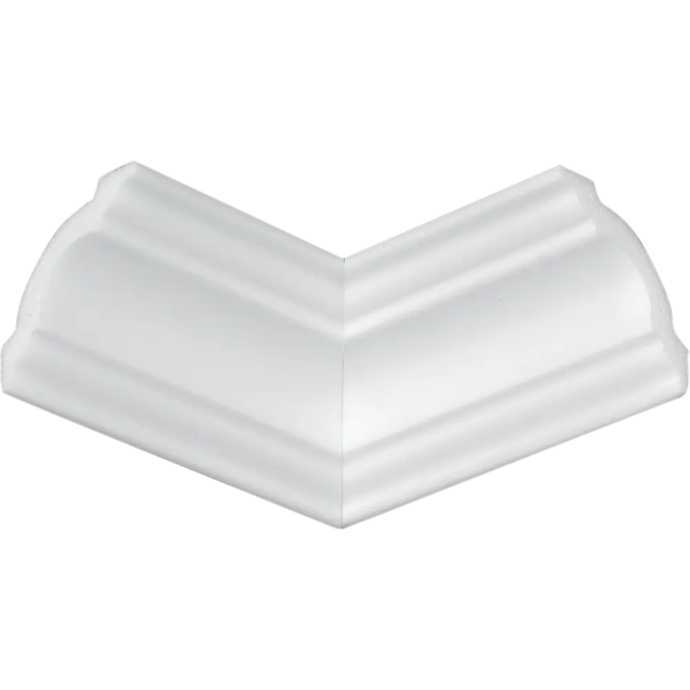 FORMAT Уголок для потолочного плинтуса 250 мм белый 4 шт - элегантное завершение интерьера 83410889 STLM-0041090 - Вид №1
