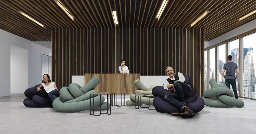 Marine Peyre Editions Пуф из мягкой ткани Noda sun-id-1357338 - Вид №6