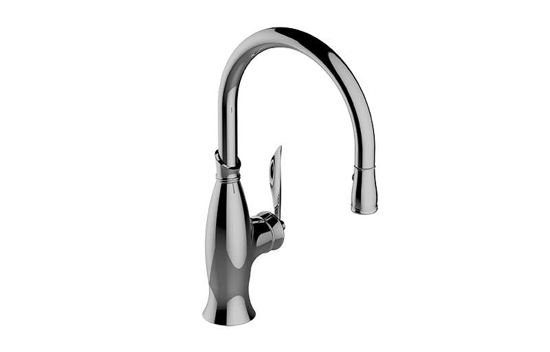 E-4834-LM51 - Кухонный смеситель с выдвижным душиком и двойной функцией спрей и струя GRAFF Bollero