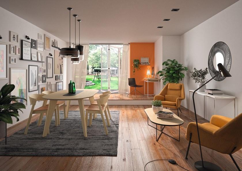 TemaHome Низкий овальный деревянный журнальный столик  9500.629730/09  - Вид №6