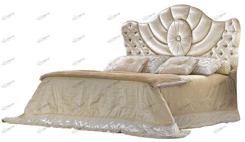 Barnini Oseo Двуспальная кровать с мягким изголовьем Reggenza 1209 - 1211