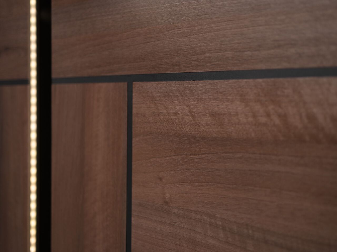 Алюминиевая поворотная входная дверь Roka SIENA NOCE ARCH-00030192 - Вид №2