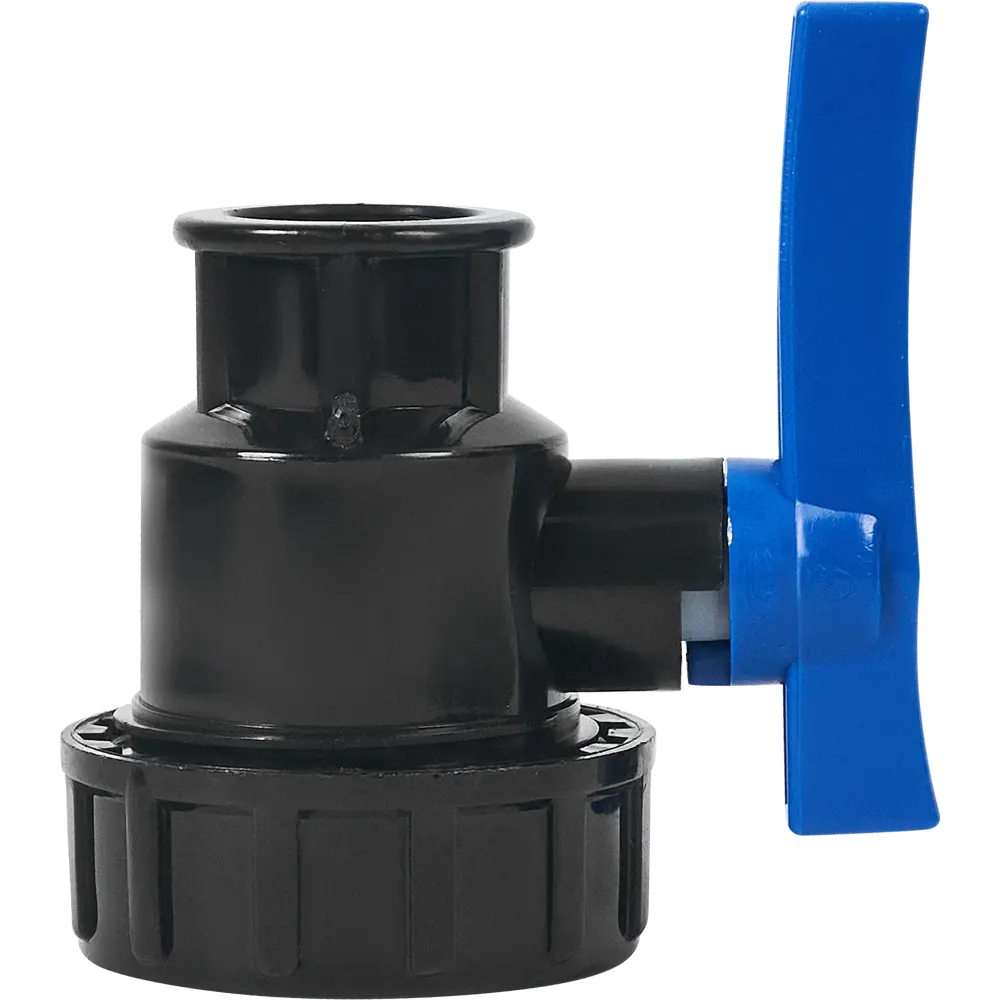 Кран ПНД Политэк для водопровода 1/2" с внутренней резьбой 85358422 STLM-0062155 - Вид №1