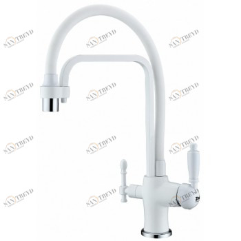 Zorg ZR 342-8 YF White Смеситель для кухни Zorg 435х225 мм 