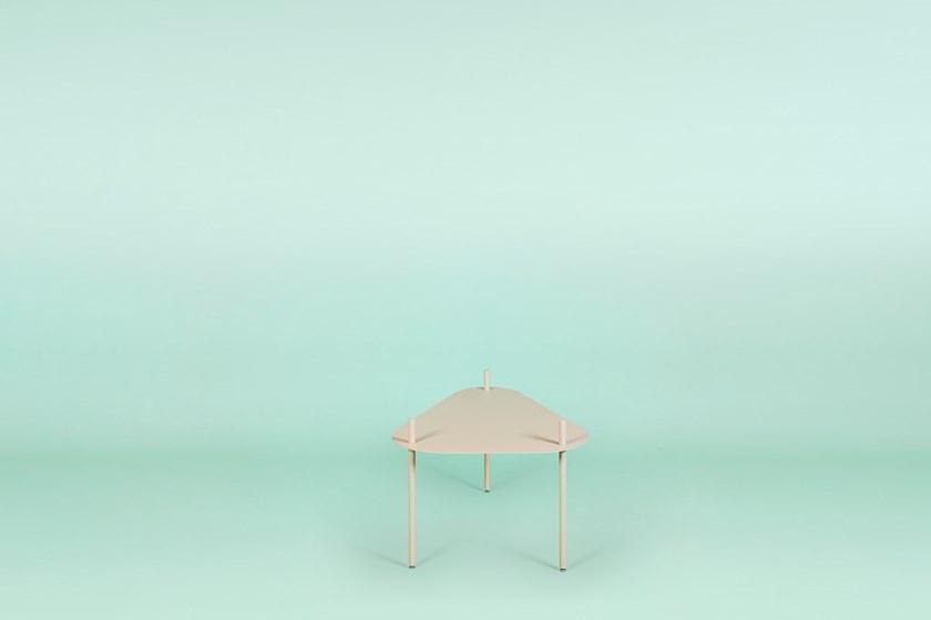 Giacopini Треугольный металлический журнальный столик Bea sun-id-1465581 - Вид №3