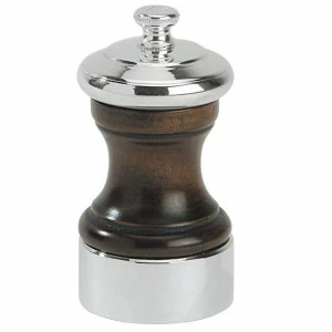 Мельница для перца серебристо-коричневая 10 см, в подарочной коробке Palace PEUGEOT ДИЗАЙНЕРСКИЕ 00-3952133 Коричневый