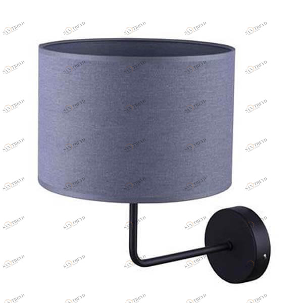 Бра металлическое с абажуром синее Alice 9083 NOWODVORSKI ALICE 00-3929580 Серый