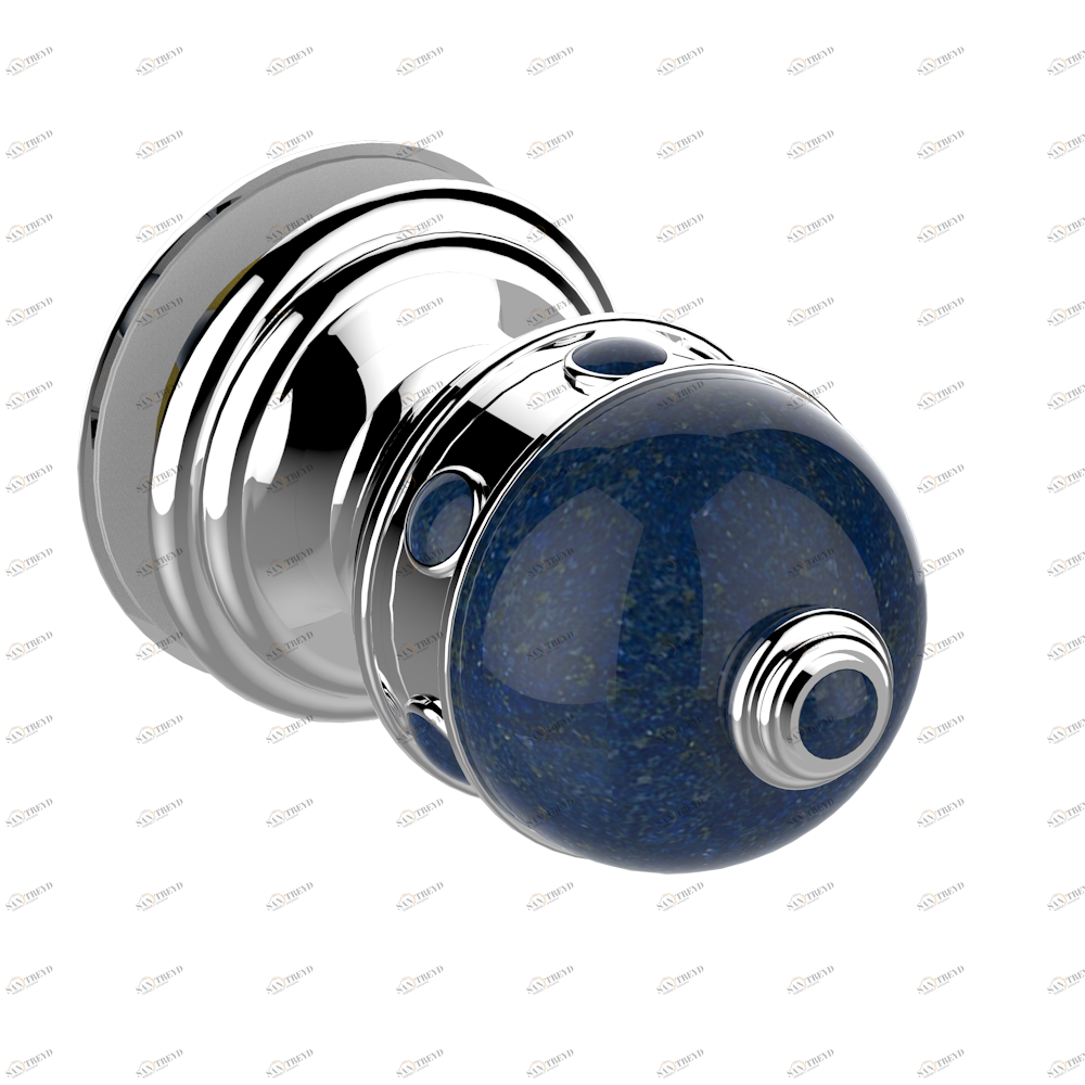 A1W-639V Ручка большая Thg-paris Sully с лазуритом Хром A1W-639V CAT.A