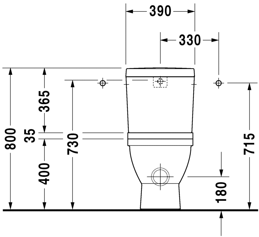 2141092000 Компакт унитаз с бачком Белый Duravit Starck 3 Германия - Вид №6