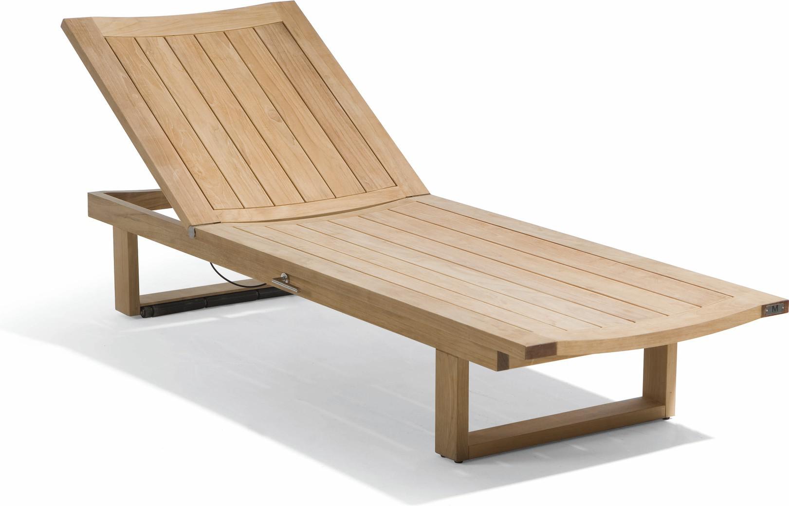 MNST1065 Шезлонг из teakового дерева Manutti Siena - Вид №1