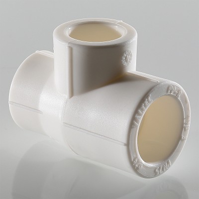 VTp.735.0.075040075 Фитинг полипропиленовый – тройник переходной Valtec 75 x 40 x 75 мм  - Вид №1