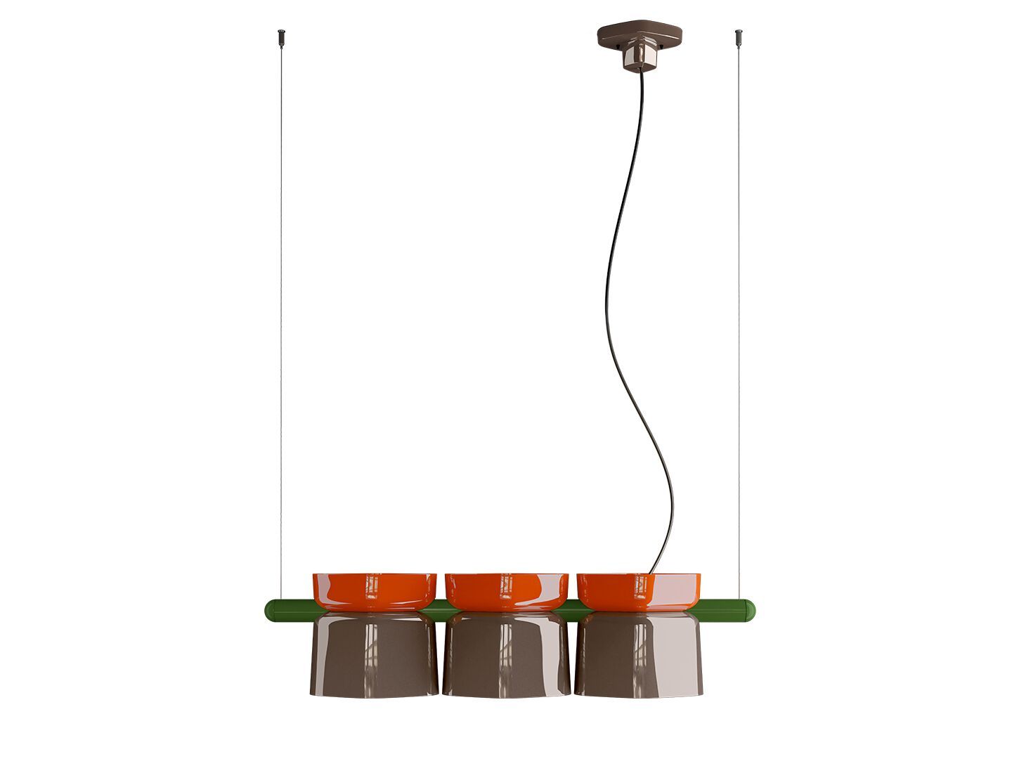 Керамический светодиодный подвесной светильник FERROLUCE Yakitori ARCH-00151355 - Вид №4