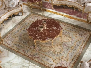 Modenese Gastone Низкий мраморный журнальный столик Deluxe
