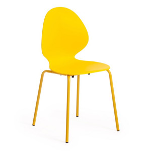 90618835 Стул Стул ebay (mod 03) 83.5х46х52 см пластик цвет желтый MODERN STLM-0310408 TETCHAIR