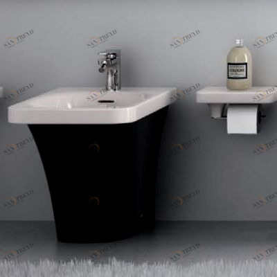 18917 Биде напольное FLAT Ceramica Hidra