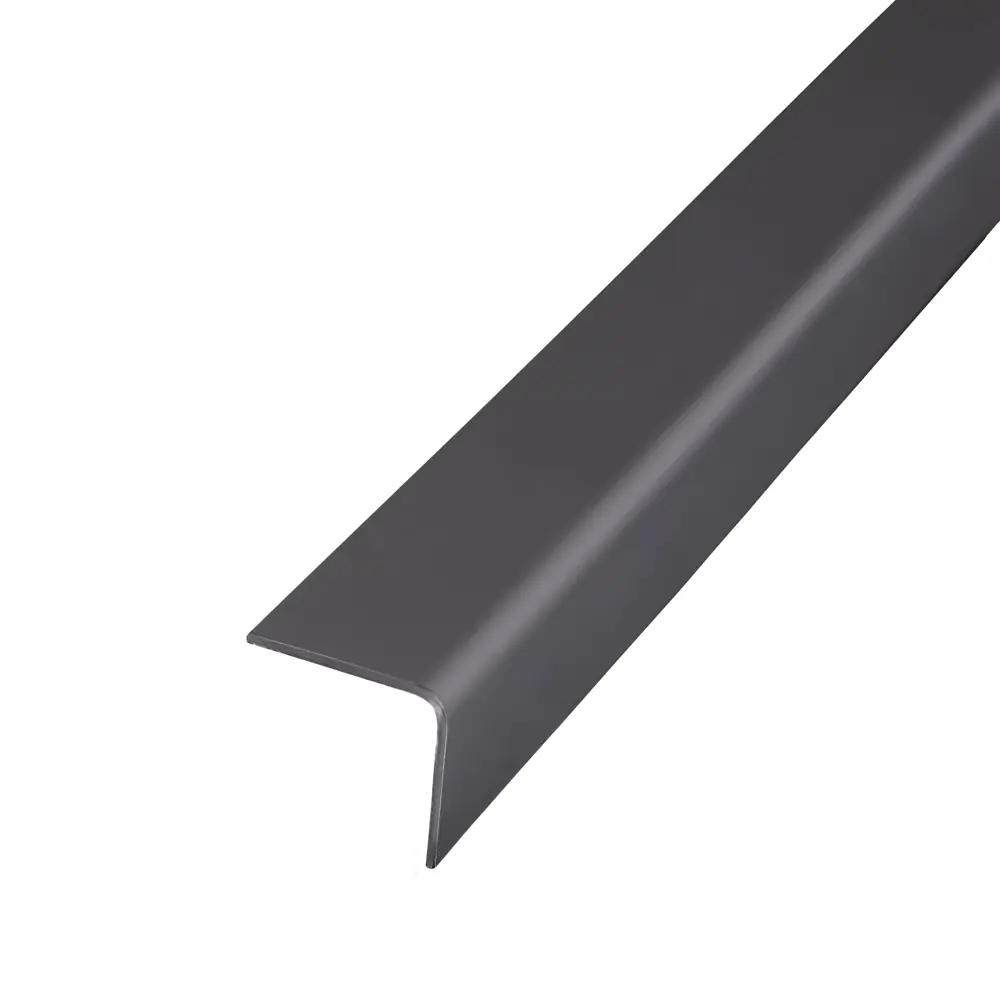 Угол ПВХ наружный 2000x20x20 мм графит матовый 89431855 STLM-2188654 POLIPLAST  - Вид №1