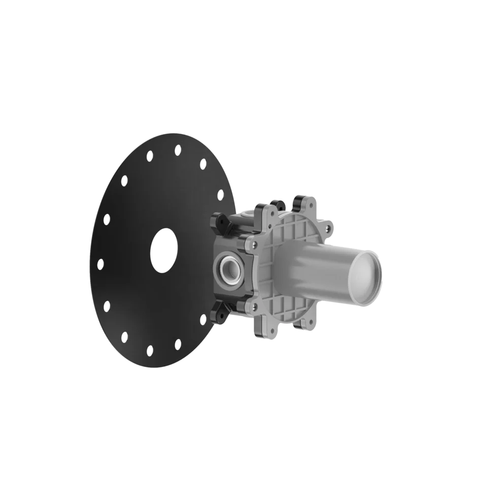Смеситель для душа-смеситель для умывальника 54055 239 Gessi Parti incasso ПОЧИЩЕННАЯ ЩЕТКОЙ СТАЛЬ 54055239