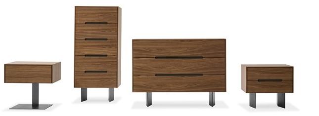 Bonaldo Прямоугольная тумбочка из орехового дерева с ящиками Wai e gala sun-id-1370069 - Вид №2