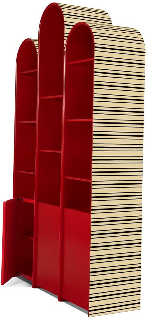 Scarlet Splendour Книжный шкаф отдельно стоящий модульный Vanilla noir sun-id-1358772 - Вид №7