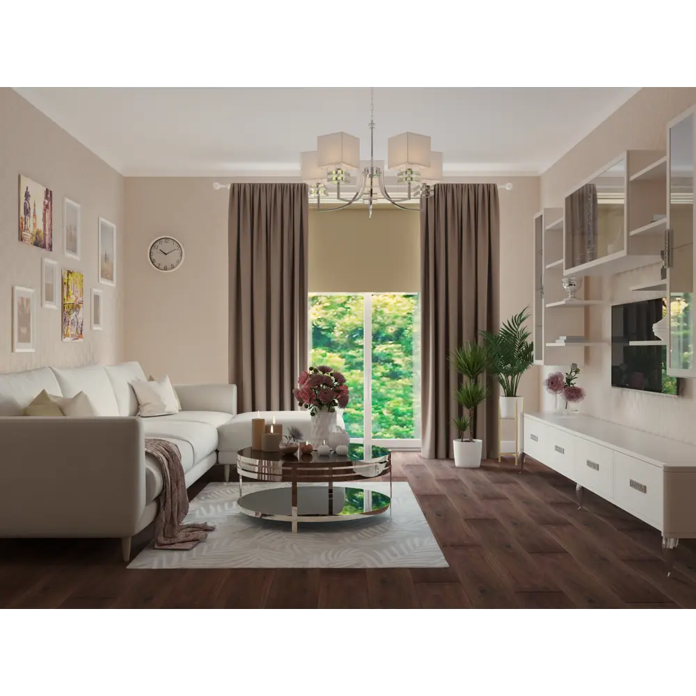 Часы настенные «Гранд» D30.2 см цвет бежевый 82036764 STLM-2019225 Santreyd  - Вид №5