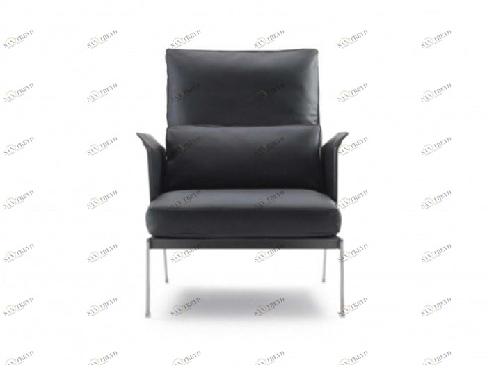 Flexform Кресло Bergere со съемным кожаным чехлом с подлокотниками Happy hour sun-id-1471875