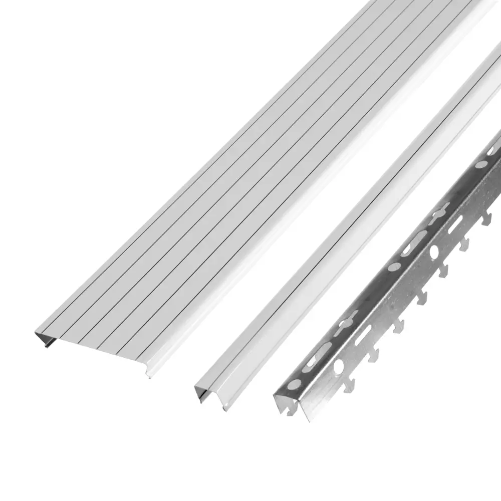 15373310 Комплект потолка Artens 1.35x0.9 м цвет жемчужно-белый с металлической полосой STLM-1016680  - Вид №1