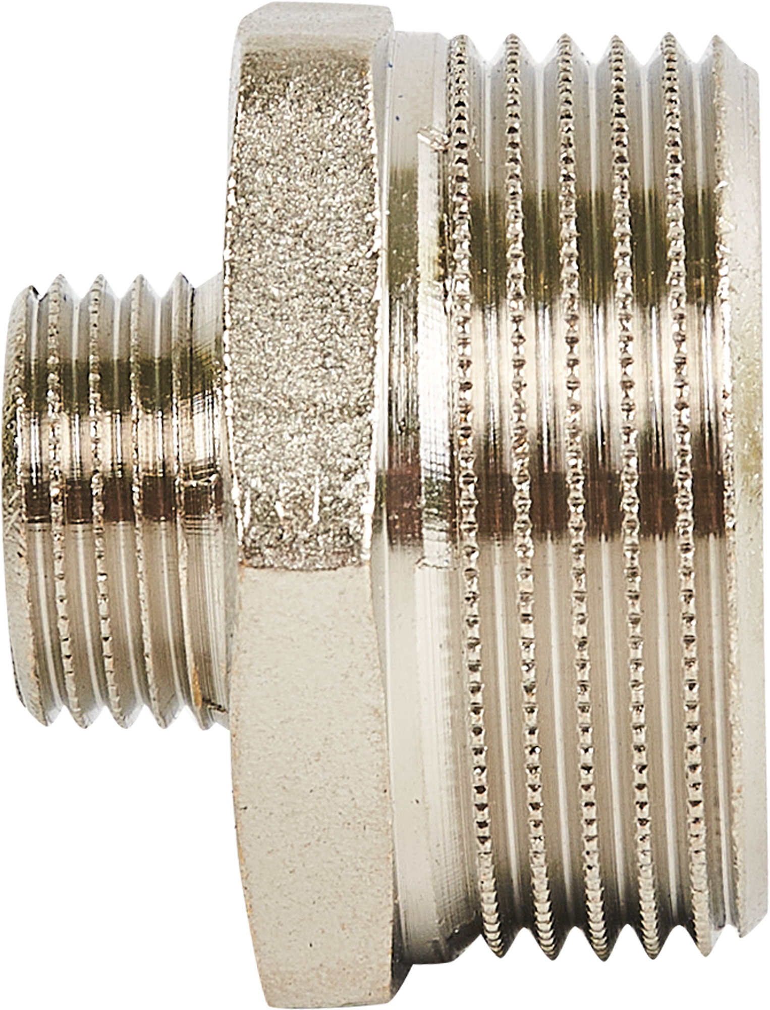 Ниппель латунный STOUT 1 1/4"x1/2" никелированный 82238824 STLM-0022627 - Вид №1