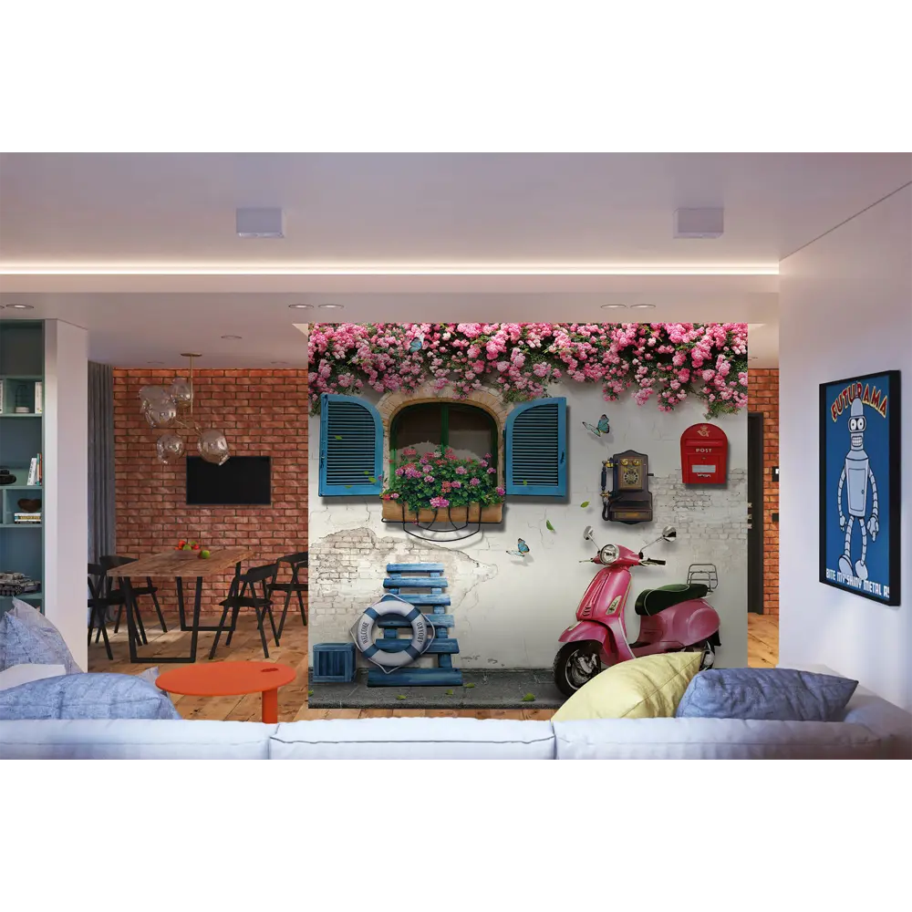 Фотообои 3D Flizart «У дома» флизелиновые 300x280 см L12-731 82363619 STLM-2120078 FBRUSH - Вид №3