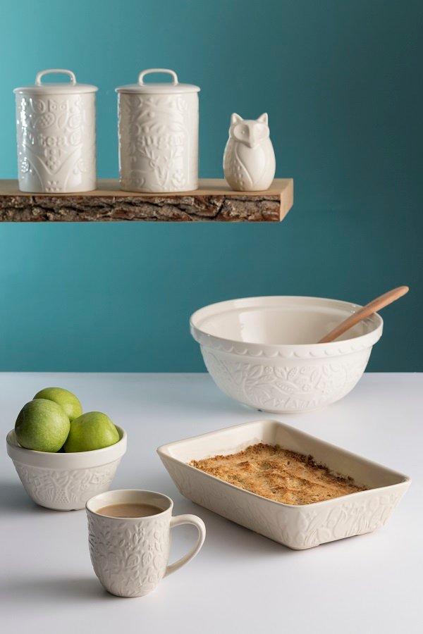 Банка с крышкой для чая белая In the Forest MASON CASH  00-3871152 Белый  - Вид №3