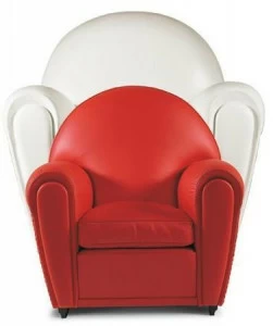Poltrona Frau Кресло Club из кожи La collezione - divani e poltrone