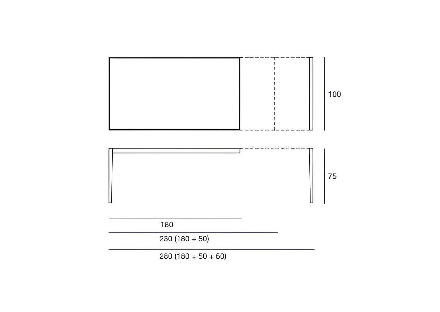 Прямоугольный выдвижной обеденный стол Pacini & Cappellini ARCH-00078751 - Вид №3