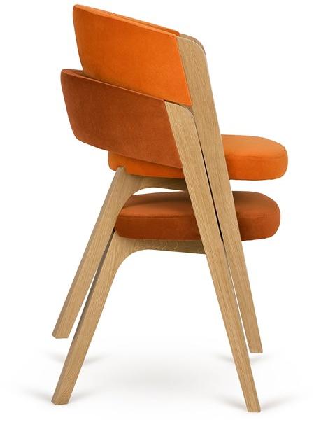 Paged Штабелируемое кресло из ткани со встроенной подушкой Argo sun-id-1472264 - Вид №3