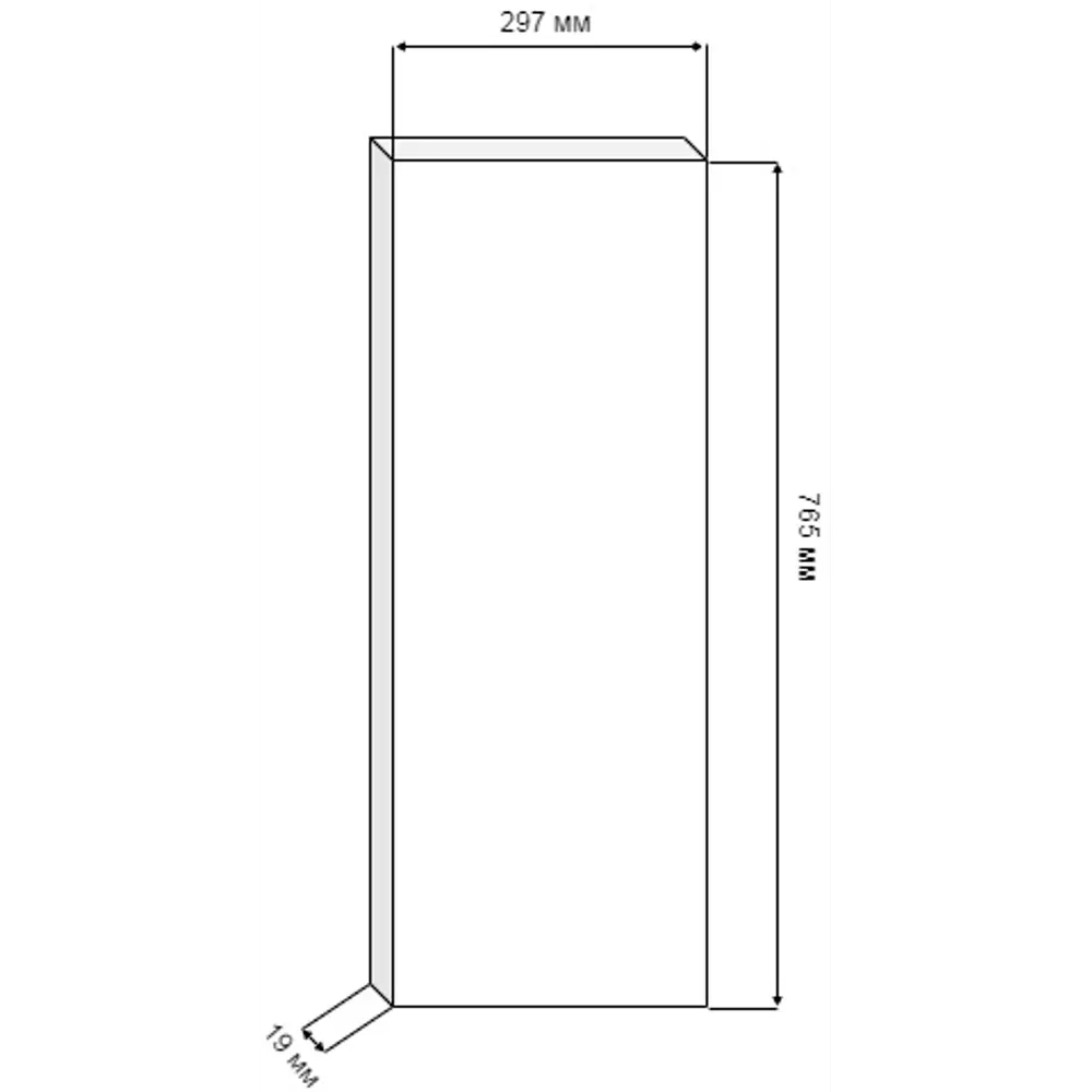 Фасад кухонный KONSENSA Оксфорд 30×77 см бежевый МДФ 89366048 STLM-1573321 - Вид №6