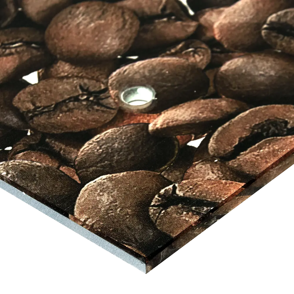 Стеновая панель Кофе 90x0.6x60 см стекло цвет бело-коричневый 13283222 STLM-2052391 Santreyd  - Вид №1