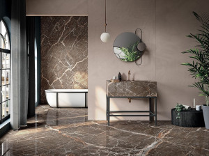 Пол / керамогранит с мраморным эффектом