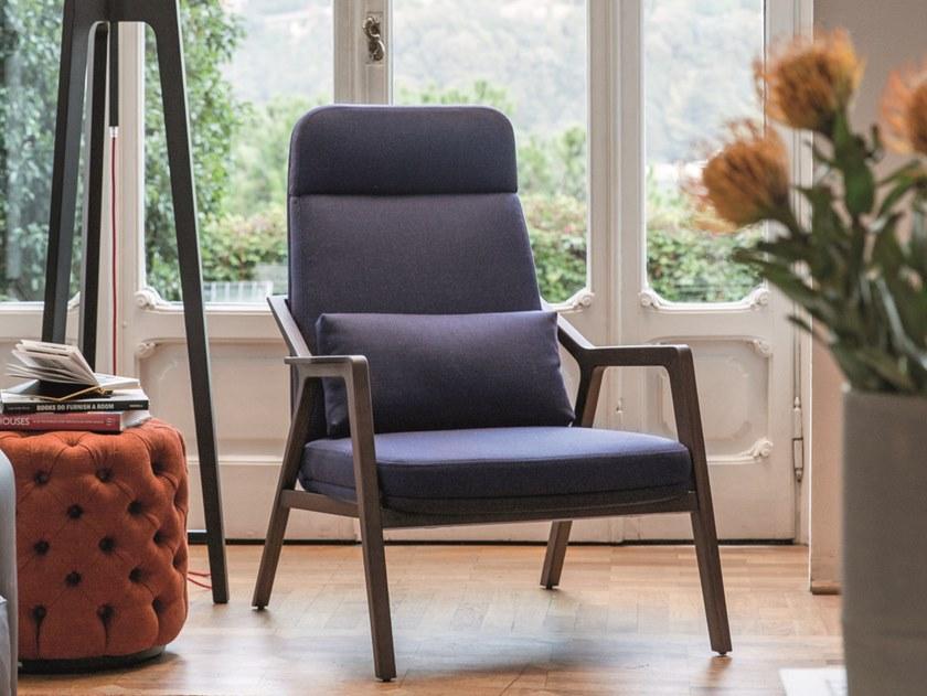 Porada Кресло из ткани с высокой спинкой Iron sun-id-1428600 - Вид №1