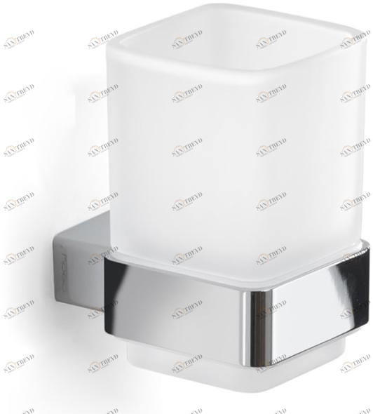 GEDY Настенный держатель зубных щеток из матового стекла Lounge 5410