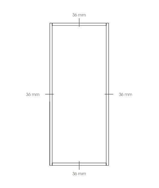 Стеклянная висячая дверь ADL Quadra ARCH-00036058 - Вид №8