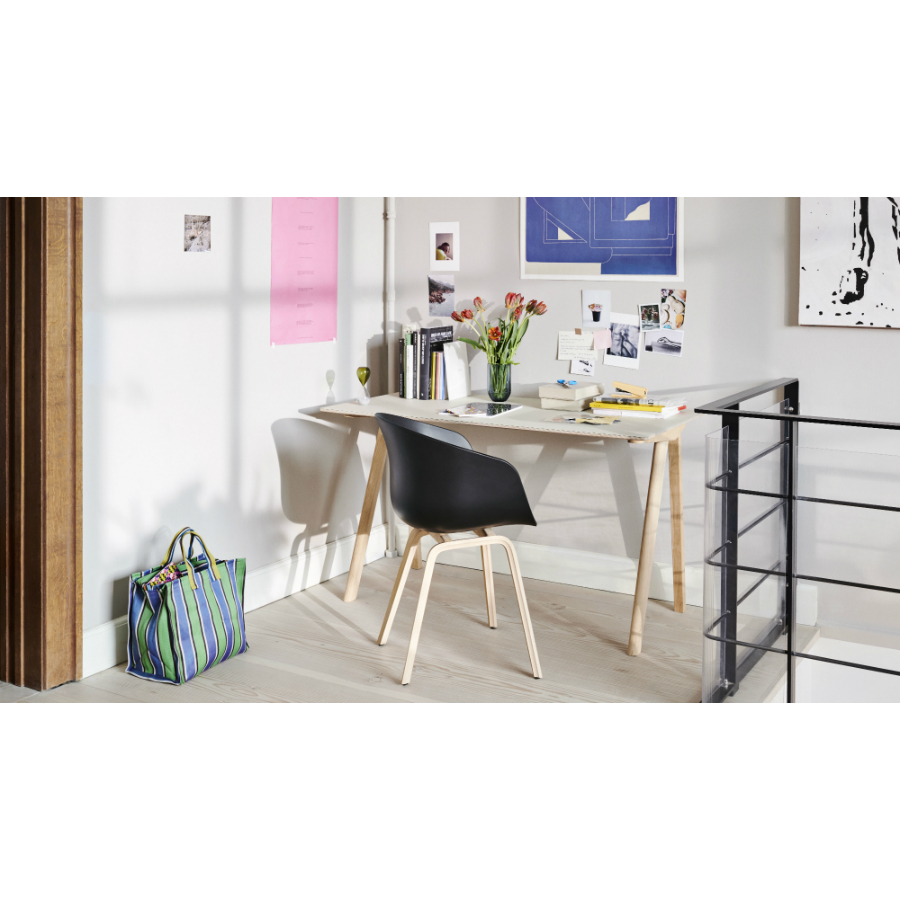 Стул AAC22 с подушкой, черный со светлыми ножками Hay 222042220 - Вид №3