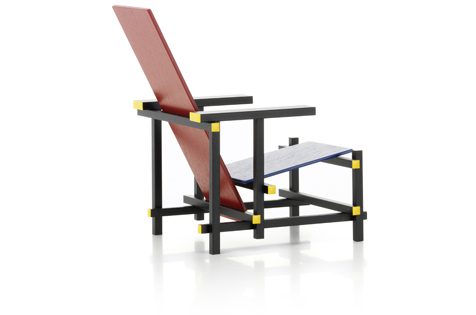 VITRA Миниатюры Rood blauwe stoel Gerrit Rietveld, 1918 Vitraglobal sun-id-1986577