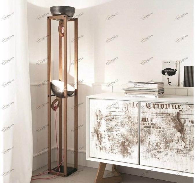 AltaCorte Торшер из дерева прямого и отраженного света Ecolab 2 Lb-lh7224