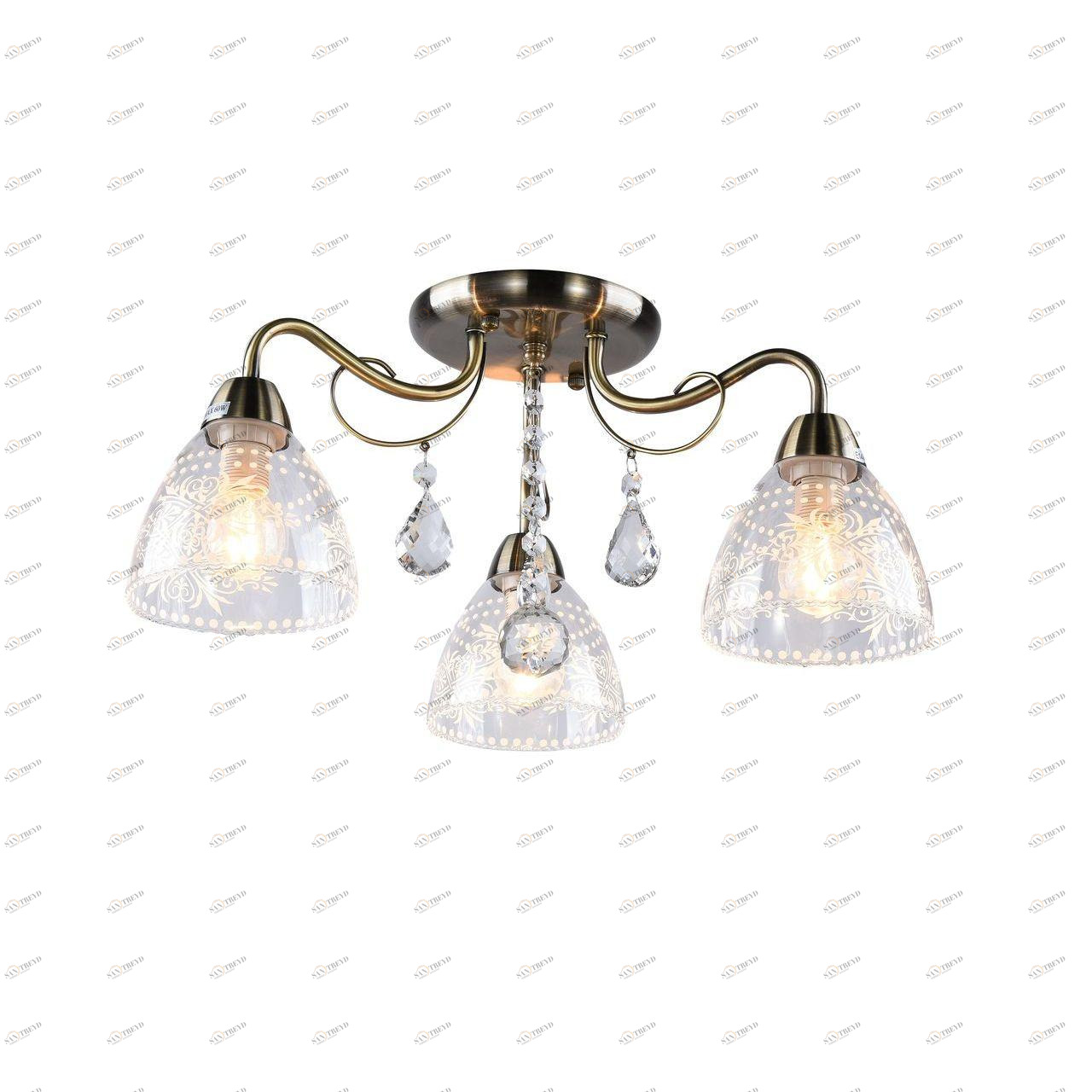 Потолочная люстра Arte Lamp Rugiada A1658PL-3AB ARTE LAMP RUGIADA 109054 Бронза 
