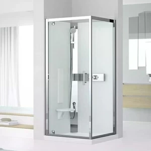 Novellini. Душевая кабина 90x90 GF90 STANDARD с высоким душевым поддоном GLAX 3