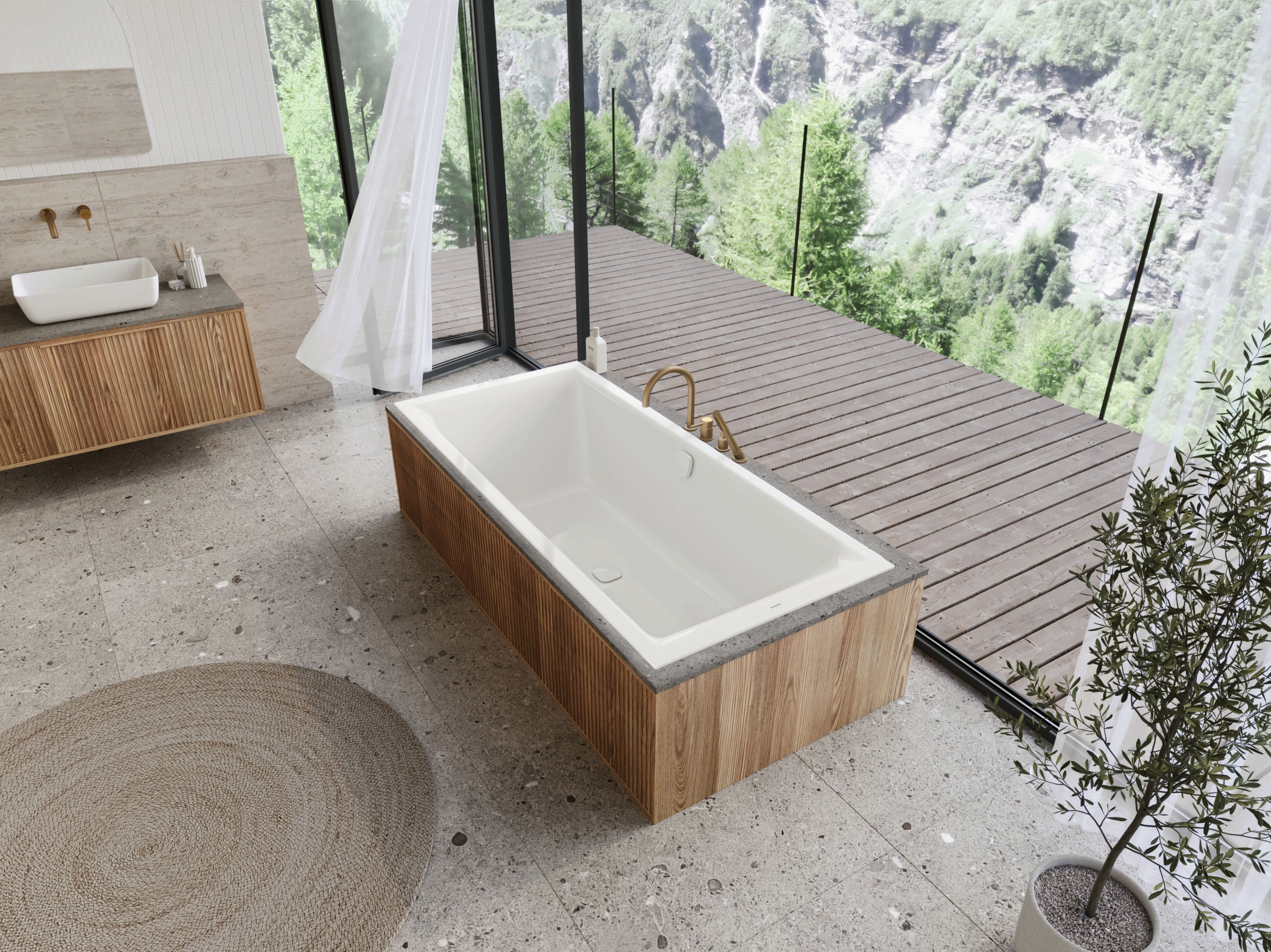 2-местная эмалированная стальная ванна KALDEWEI чистый ARCH-00029817