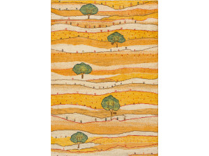 Прямоугольный шерстяной ковер