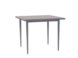 Алюминиевый квадратный высокий садовый стол